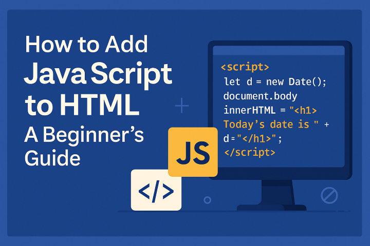 How to Add JavaScript to HTML: A Beginner’s Guide